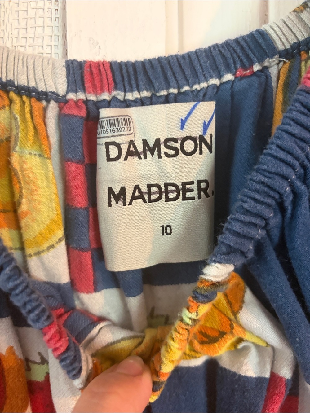 Damson Madder Winifred Fruit Midi Dress sz 10 - Picture 6 of 10
